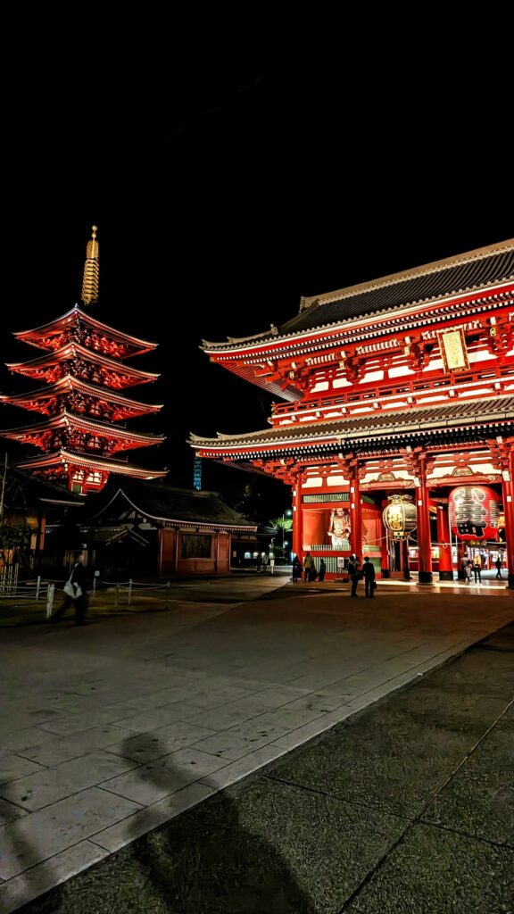 Historic Senso-ji Temple in Asakusa, Tokyo.
